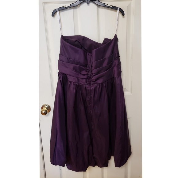 Davids Bridal Size 18 Strapless Cocktail Dress - Picture 2 of 5
